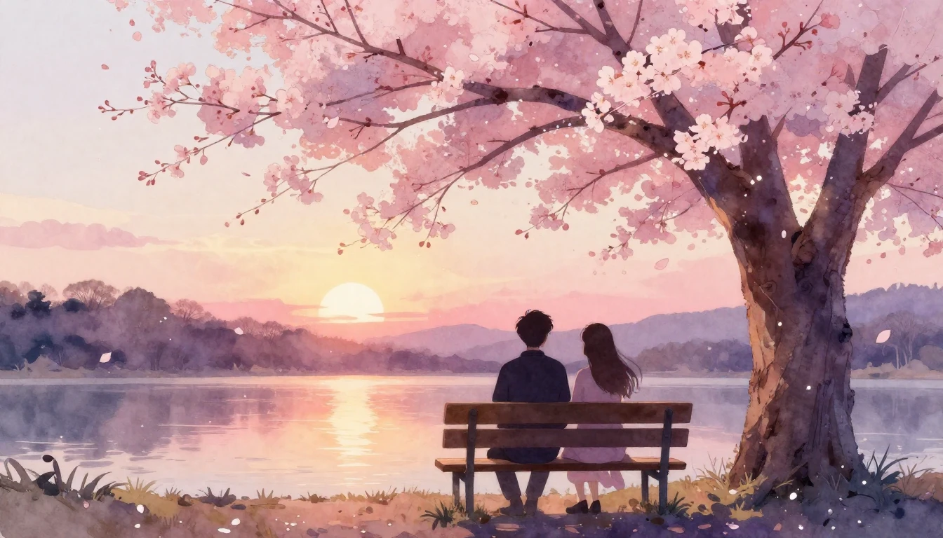 A romantic and cozy scene featuring two silhouettes sitting ...