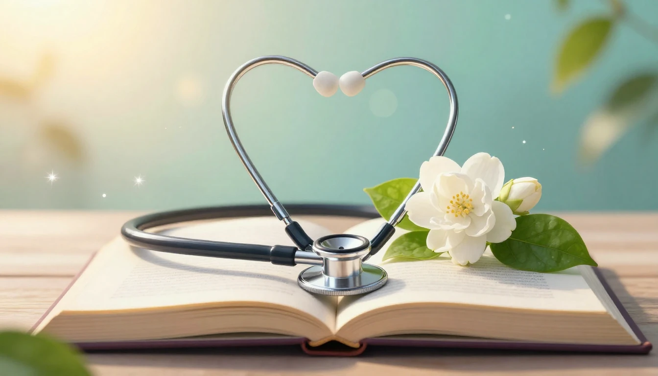 An artistic and heartwarming illustration symbolizing healin...