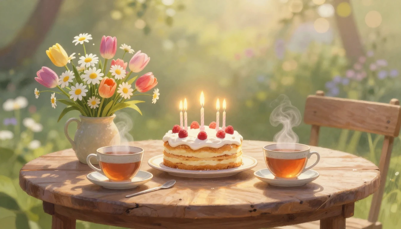 A heartwarming and festive scene symbolizing friendship and ...