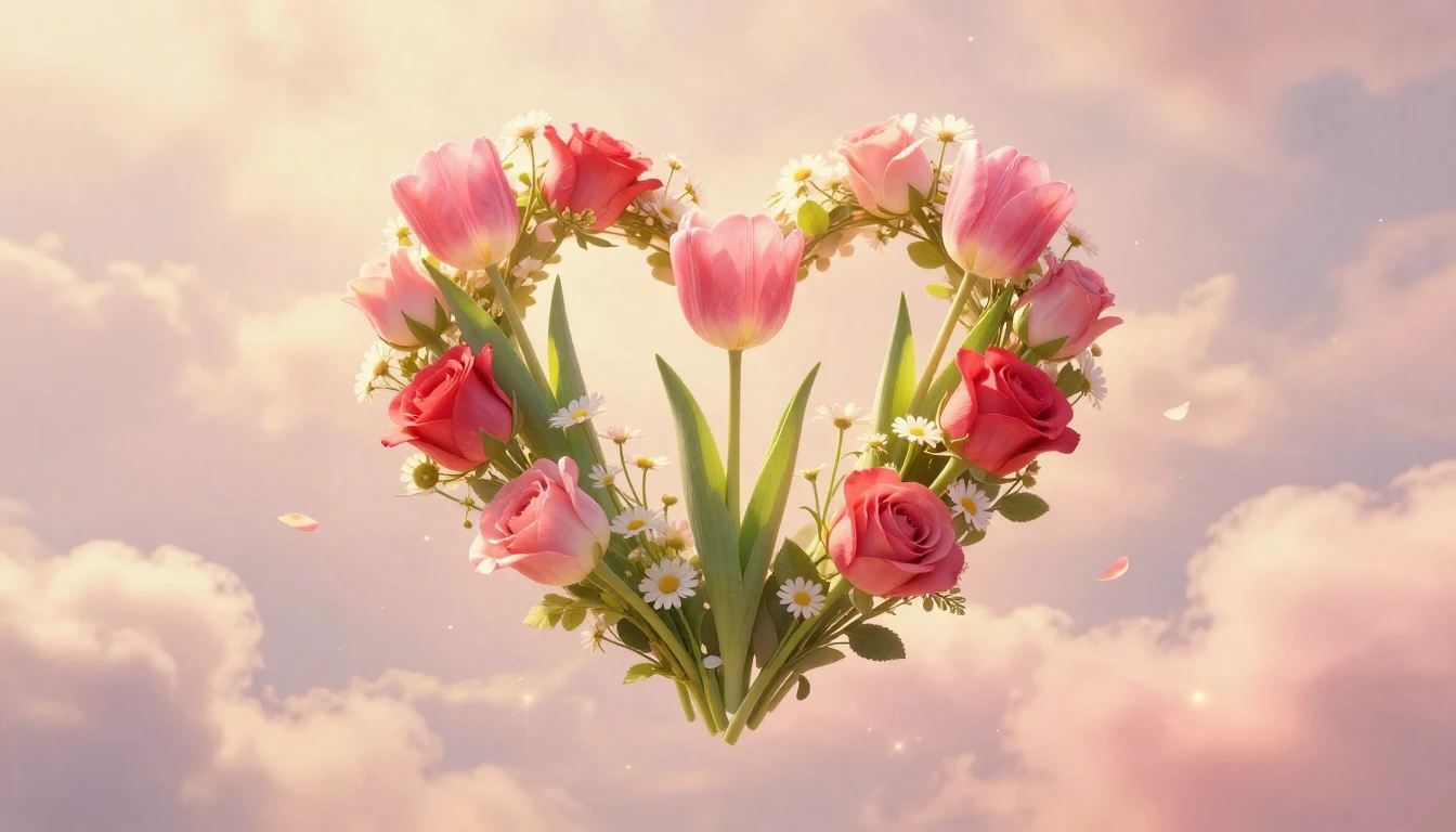 A romantic and ethereal composition celebrating Women's Day....