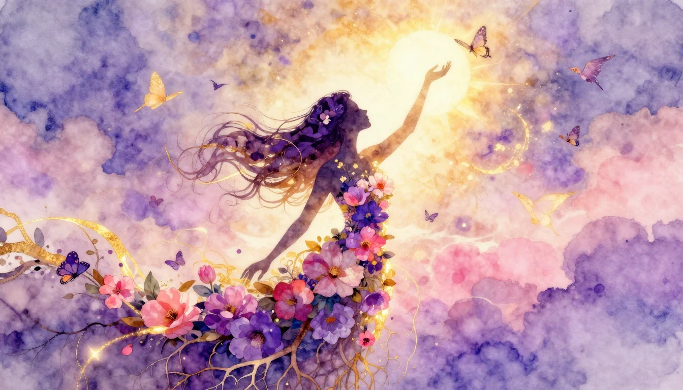 An artistic watercolor illustration celebrating Internationa...