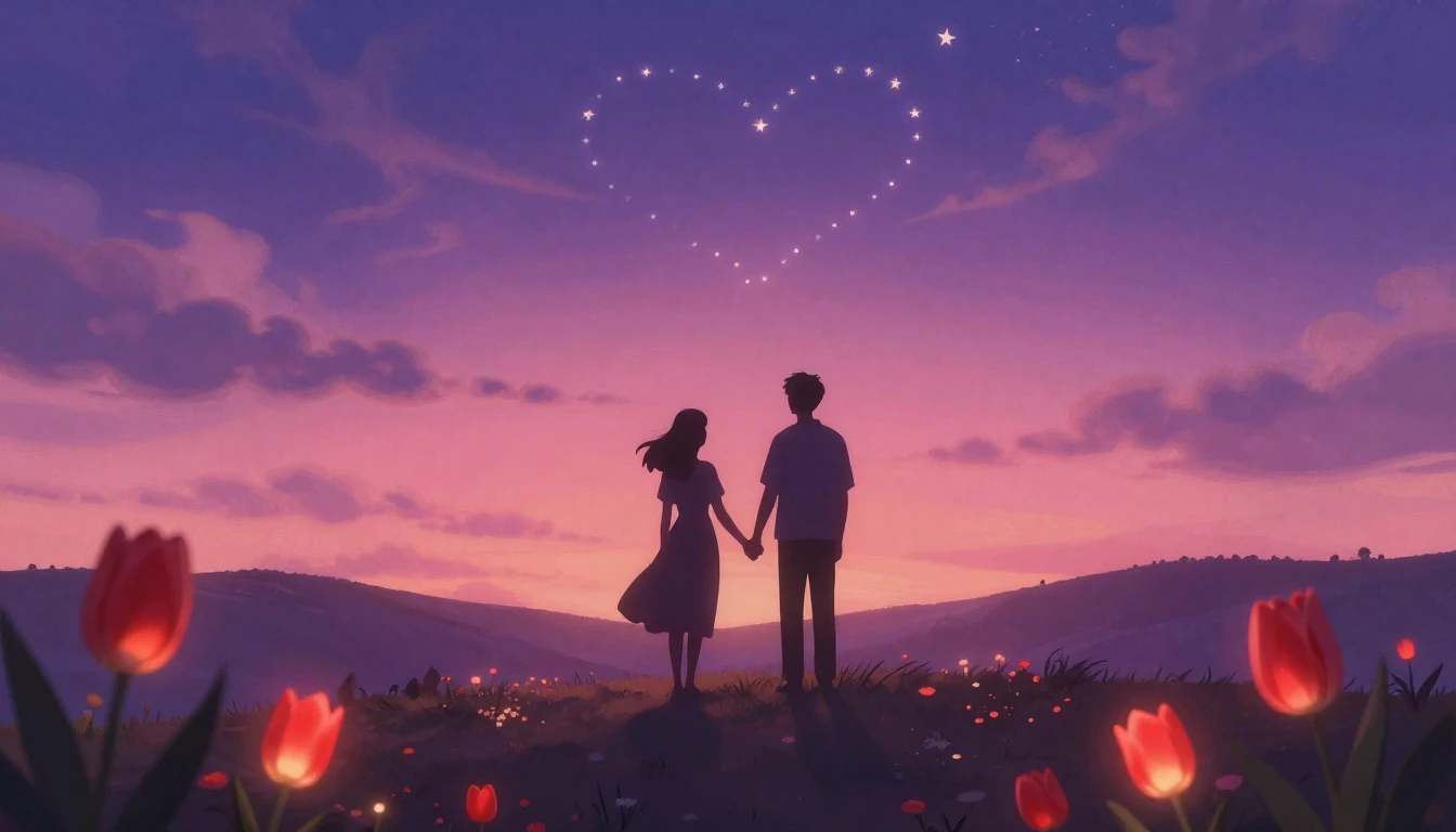 A dreamy and soft artistic illustration representing eternal...