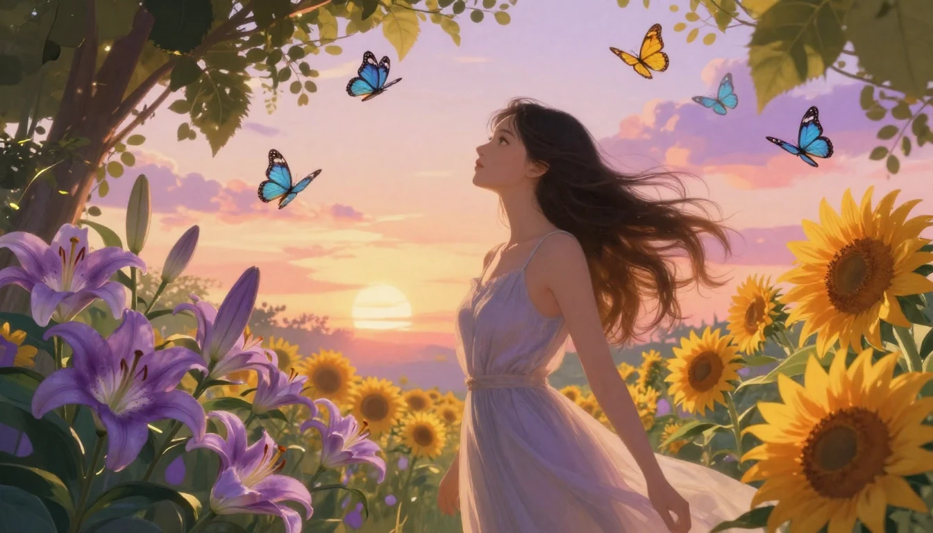 An empowering and artistic illustration of a graceful woman ...