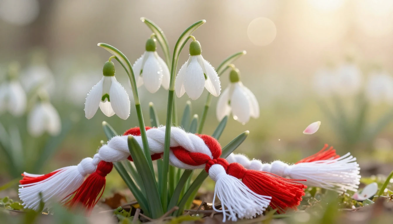 A delicate and artistic composition featuring a traditional ...