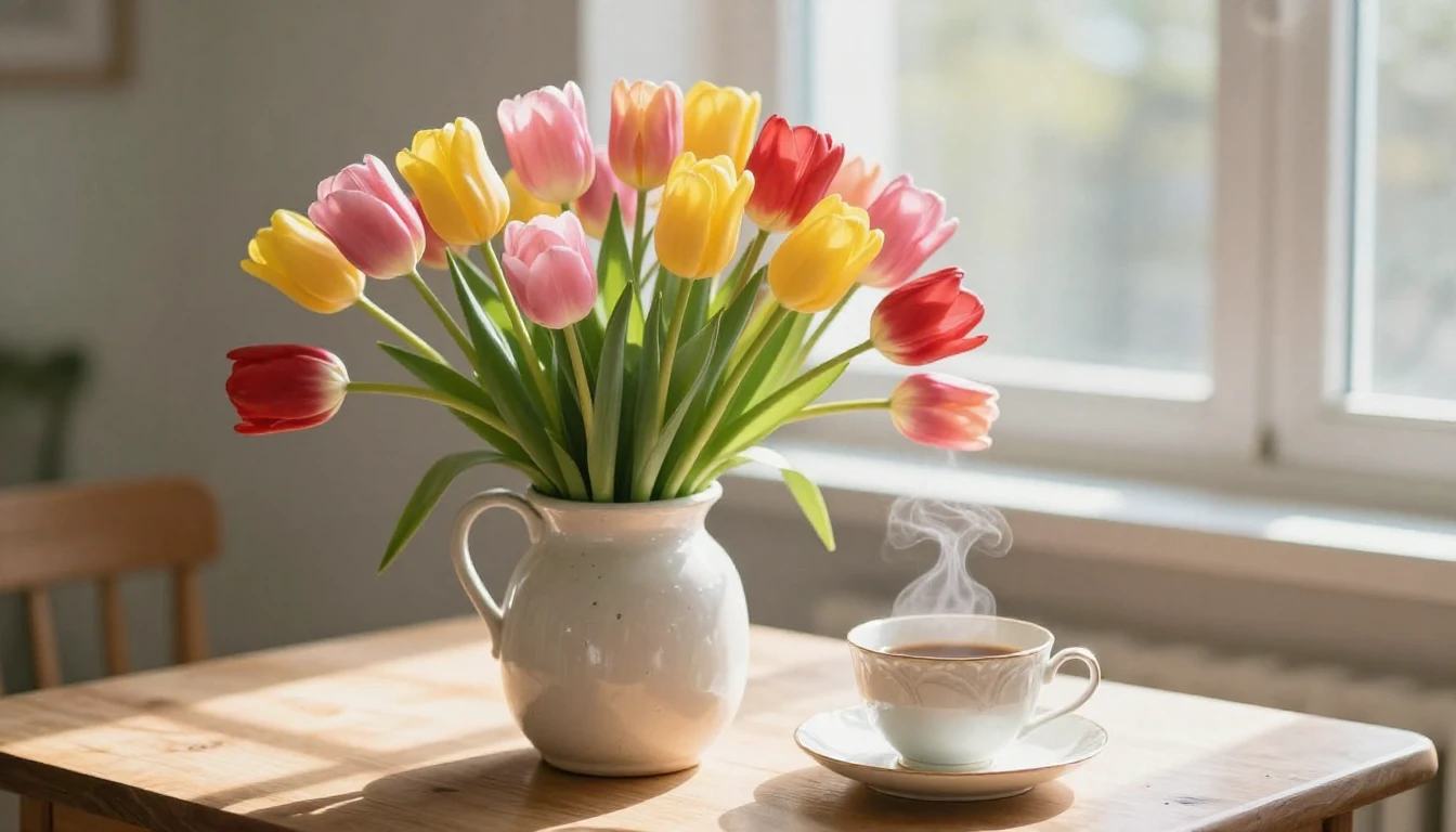 A beautiful, soft composition symbolizing International Wome...