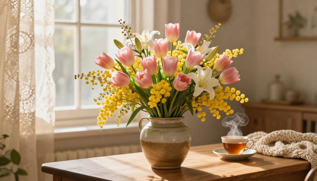 A breathtakingly beautiful and heartwarming scene featuring ...