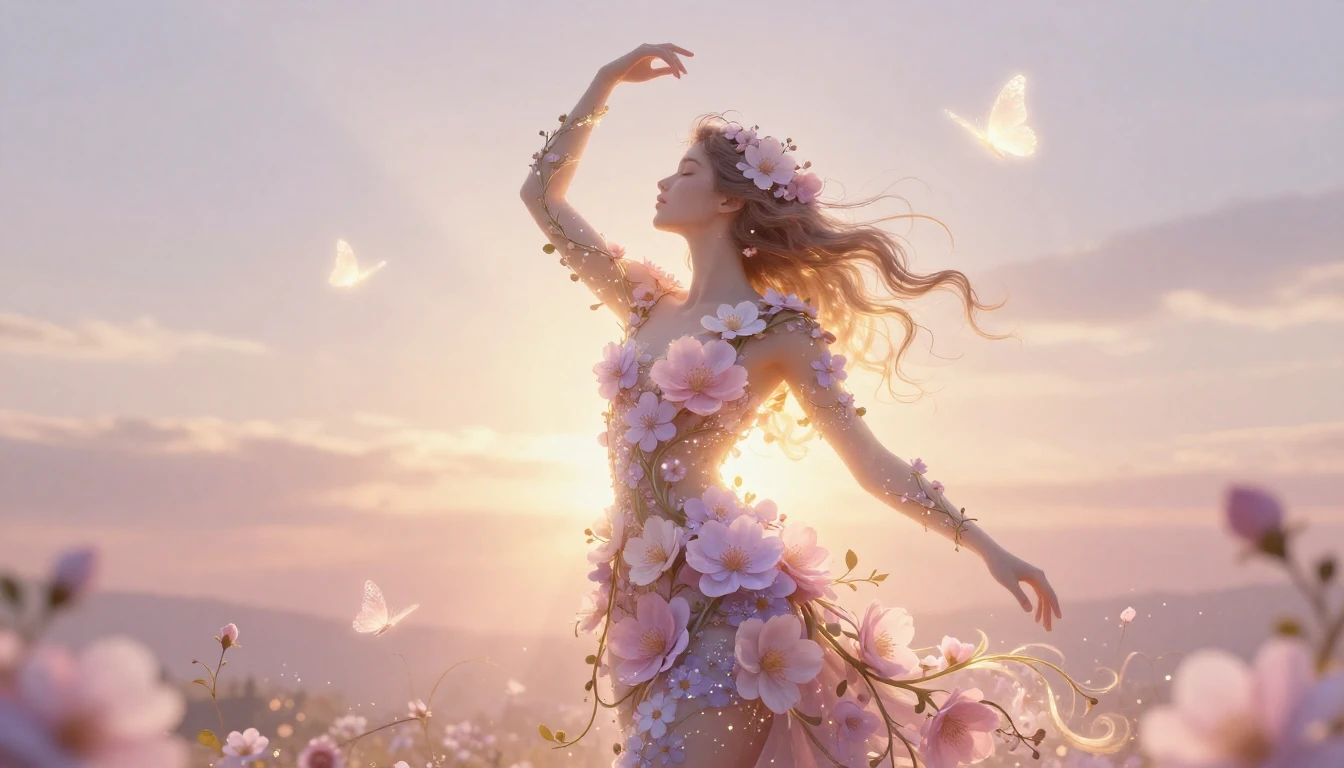 A beautiful, abstract representation of feminine energy and ...