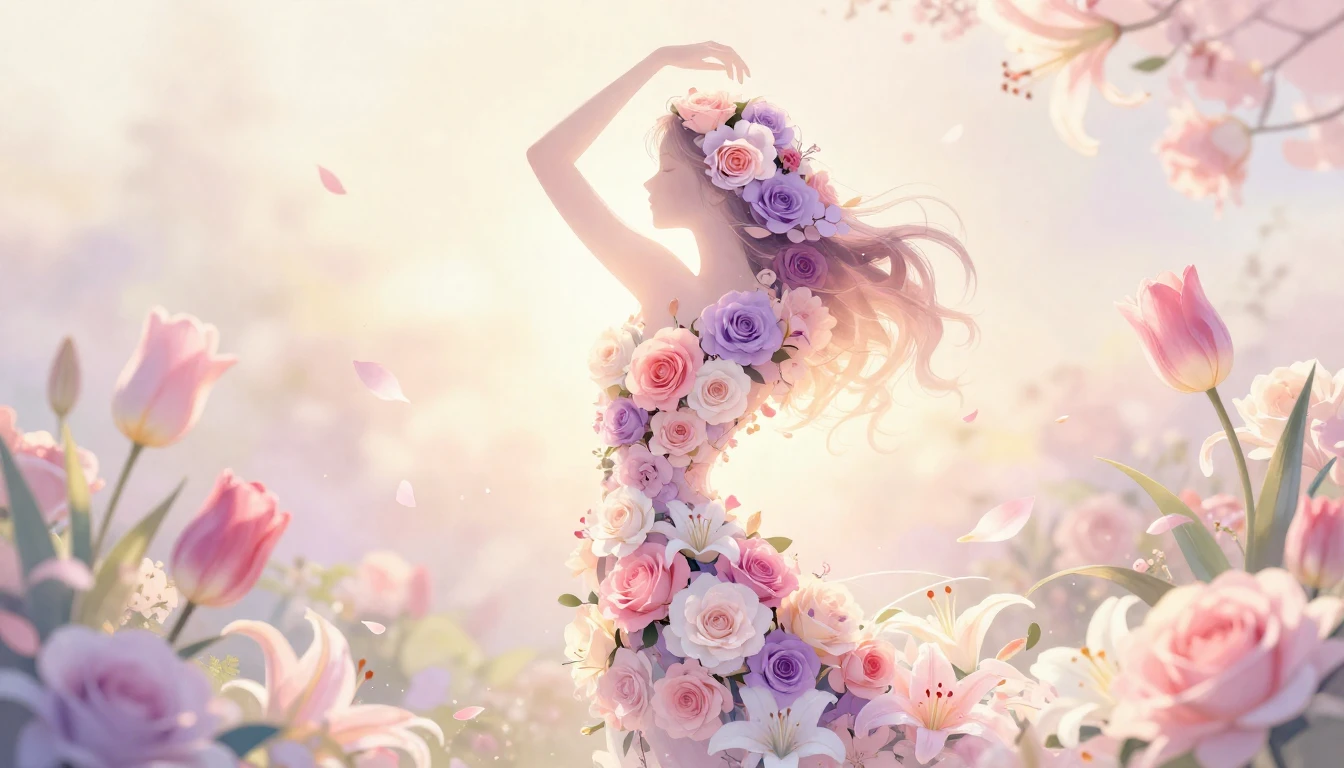 A beautiful and elegant conceptual illustration representing...