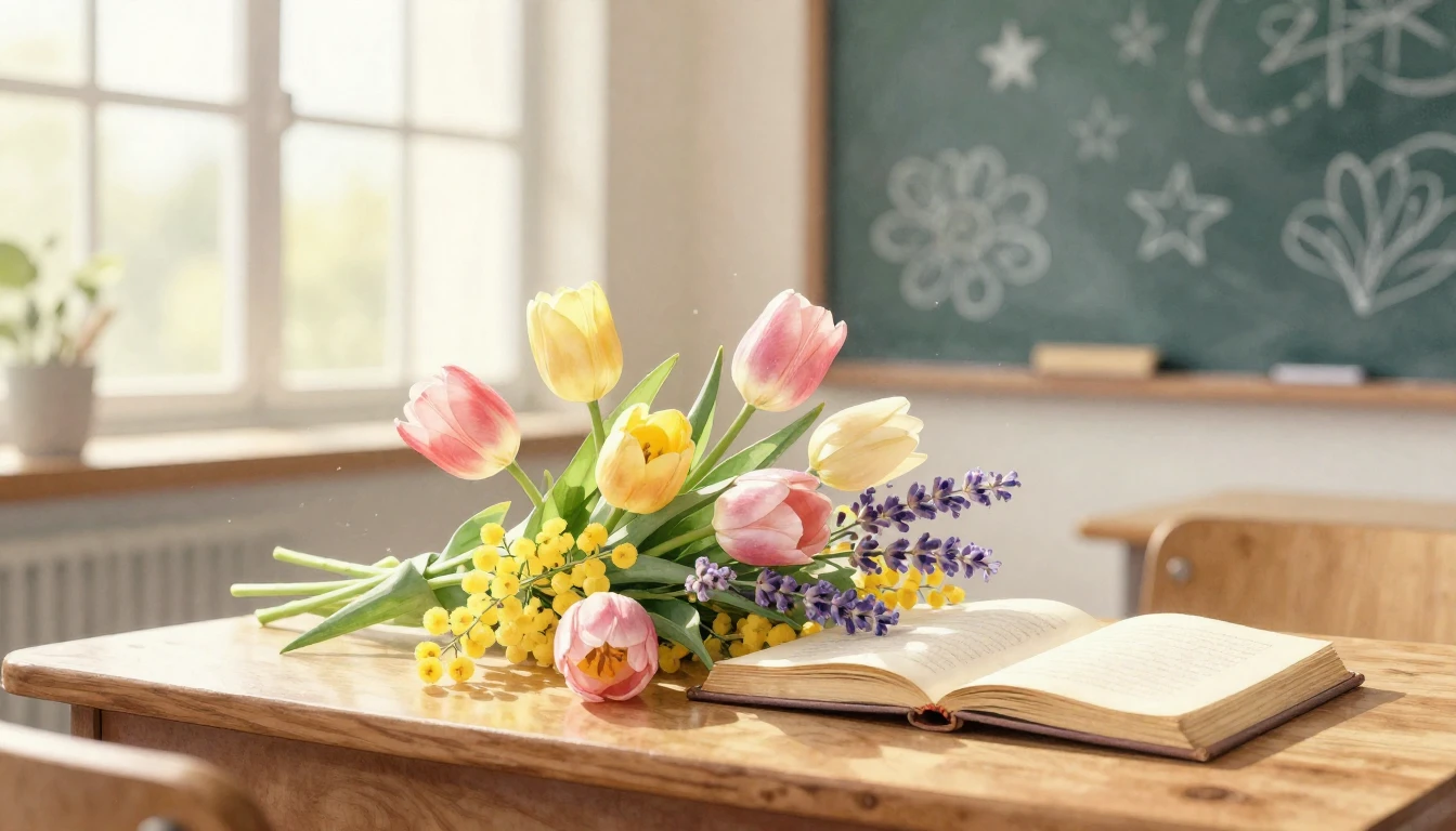 A beautiful watercolor painting depicting a bright and airy ...