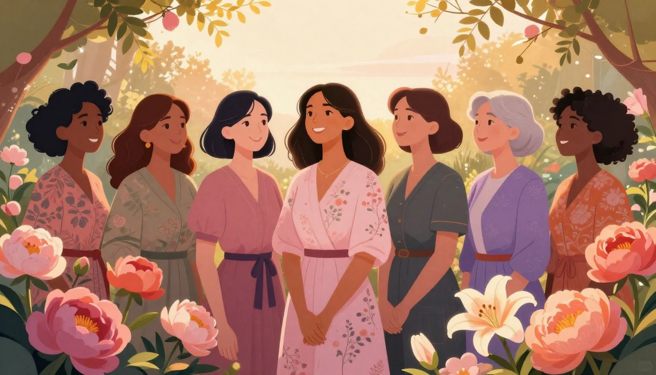 A breathtaking and vibrant illustration celebrating Internat...