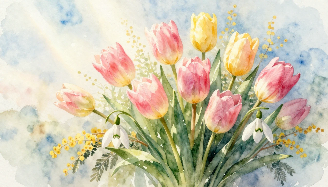 A soft and elegant watercolor painting capturing the essence...