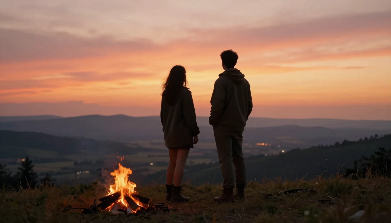 A warm and cinematic scene capturing the essence of a deep f...