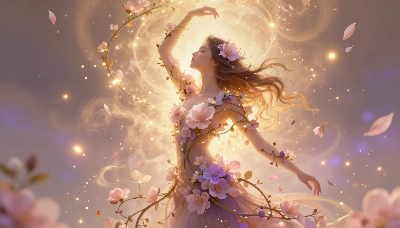 A beautiful and empowering abstract composition celebrating ...