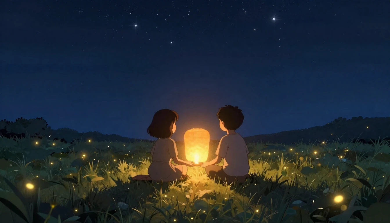 A heartwarming and magical scene symbolizing deep friendship...