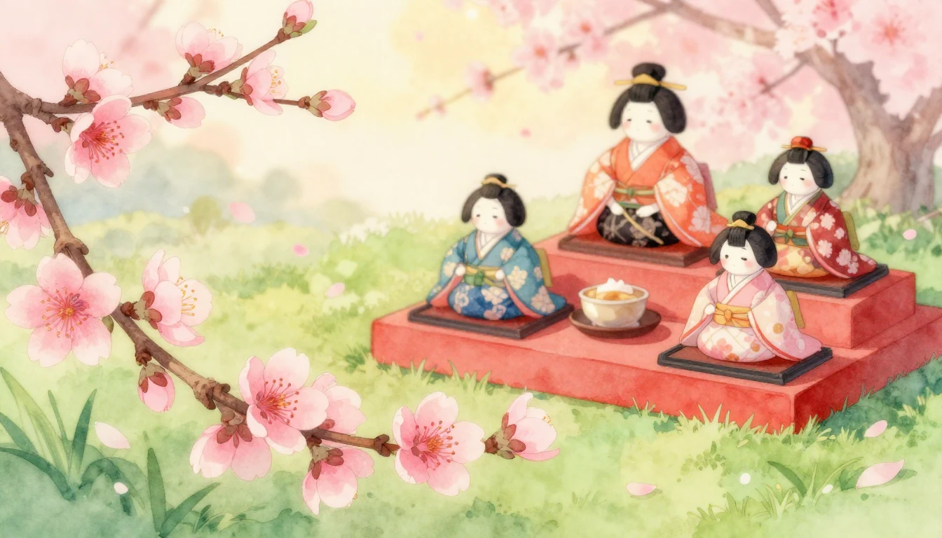 A gentle and heartwarming watercolor illustration symbolizin...