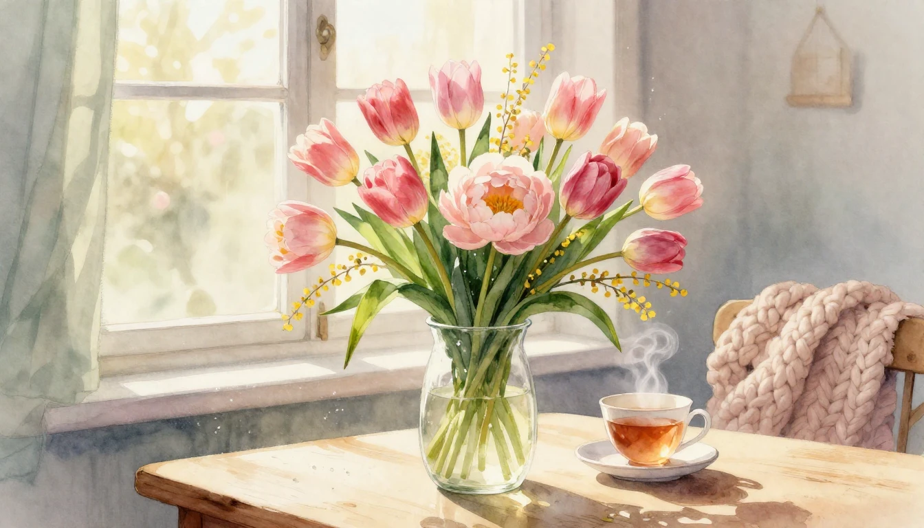 A beautiful and atmospheric watercolor illustration represen...