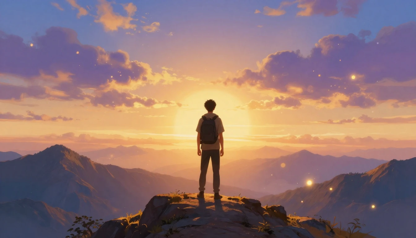 A vibrant and celebratory digital painting representing a mi...