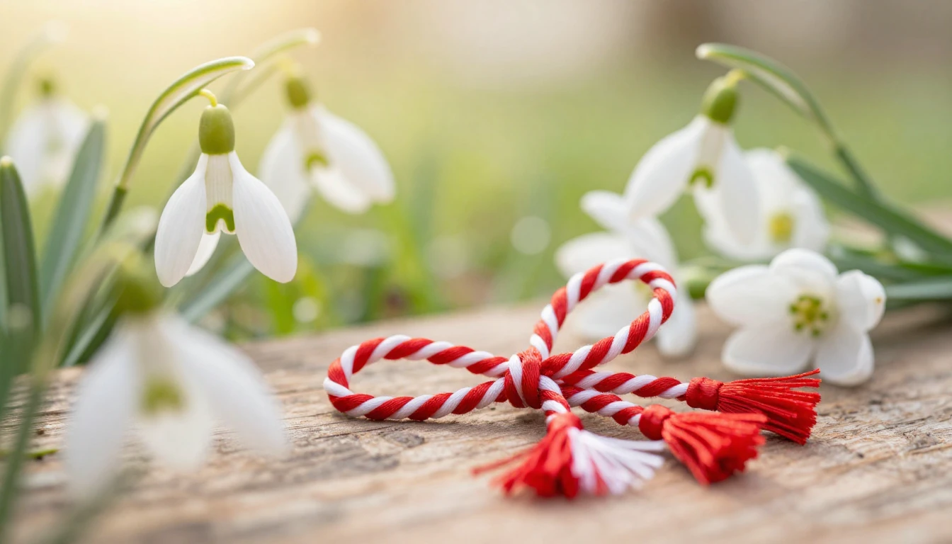 A delicate and vibrant spring scene featuring a beautiful ar...