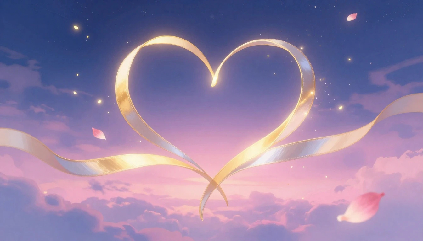 A romantic and dreamy composition symbolizing eternal love. ...