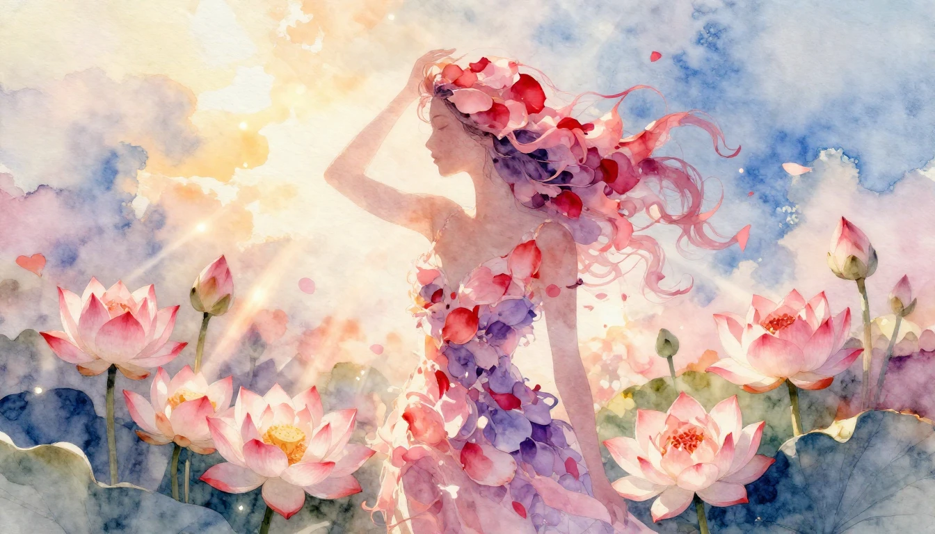 A beautiful and artistic watercolor painting symbolizing the...