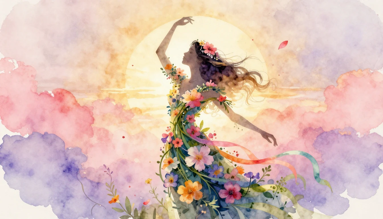 A breathtaking watercolor illustration representing Internat...