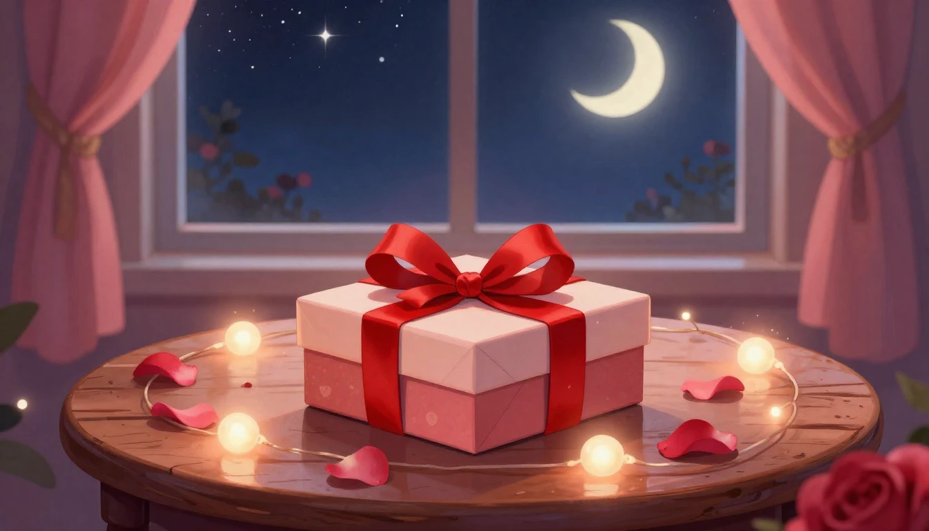 A romantic and soft illustration suitable for Valentine's Da...