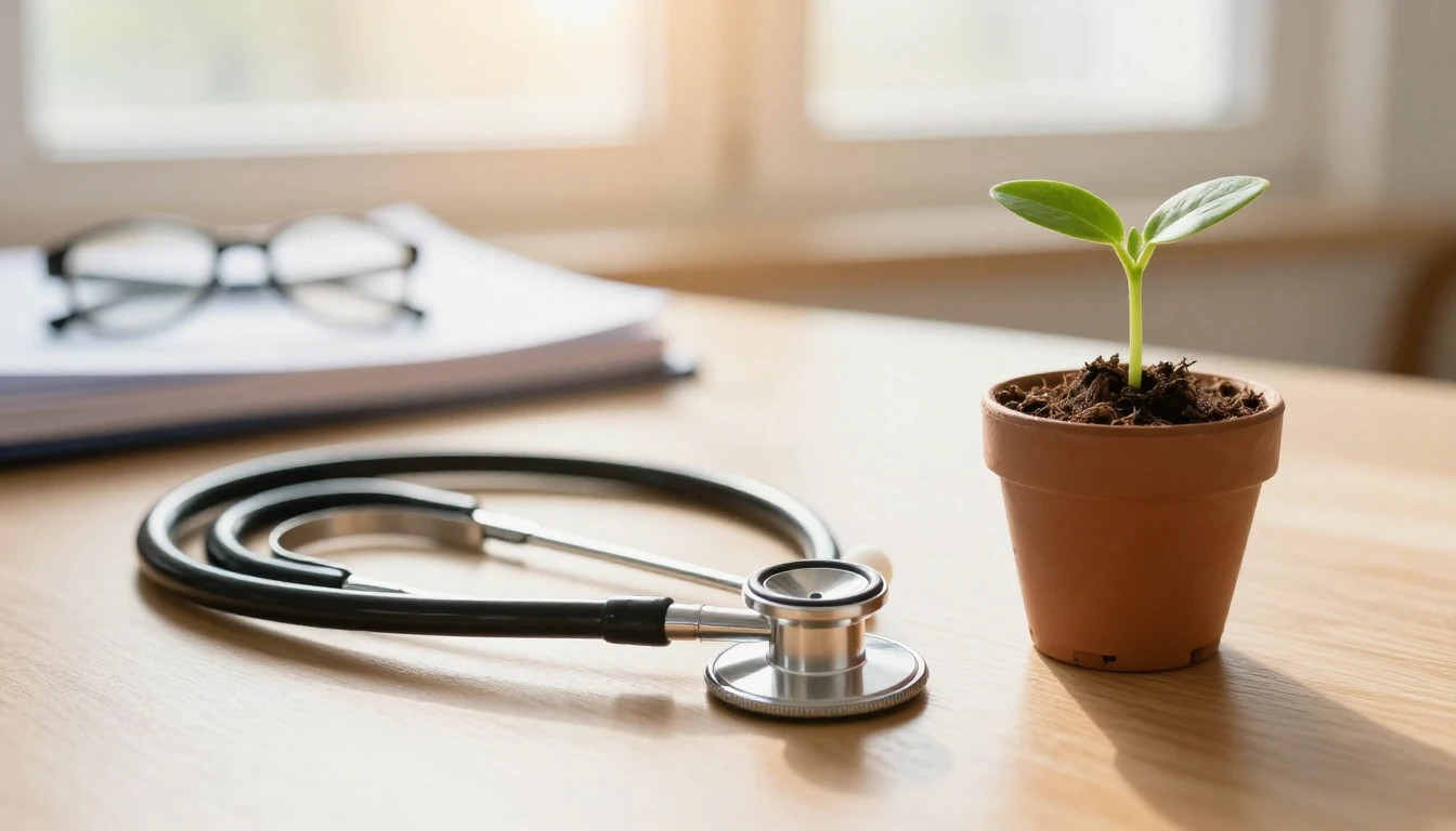 A warm and artistic composition featuring a professional ste...