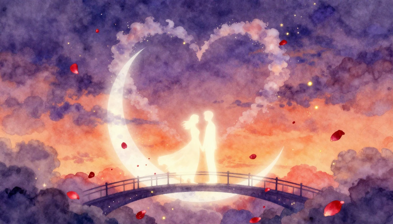 A soft and dreamy watercolor illustration depicting the conc...