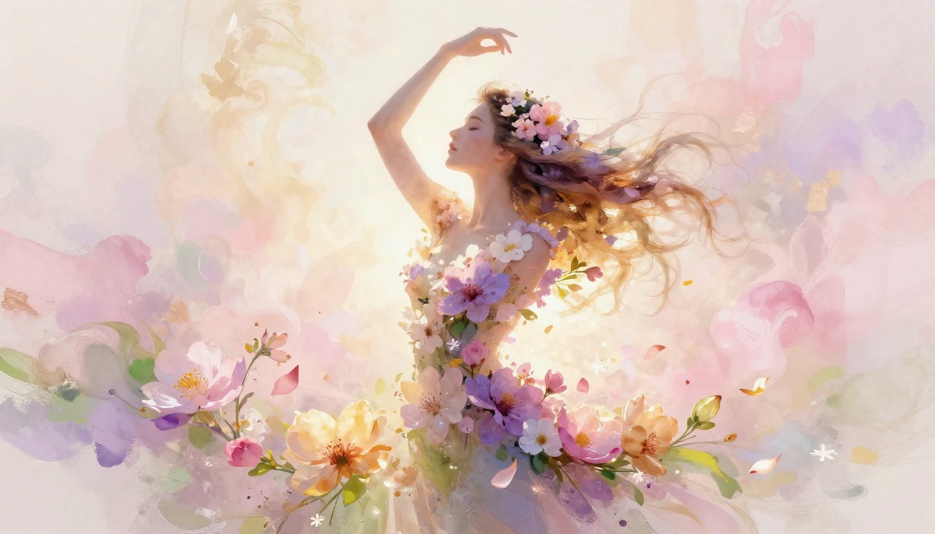 A beautiful, ethereal artistic composition celebrating Inter...