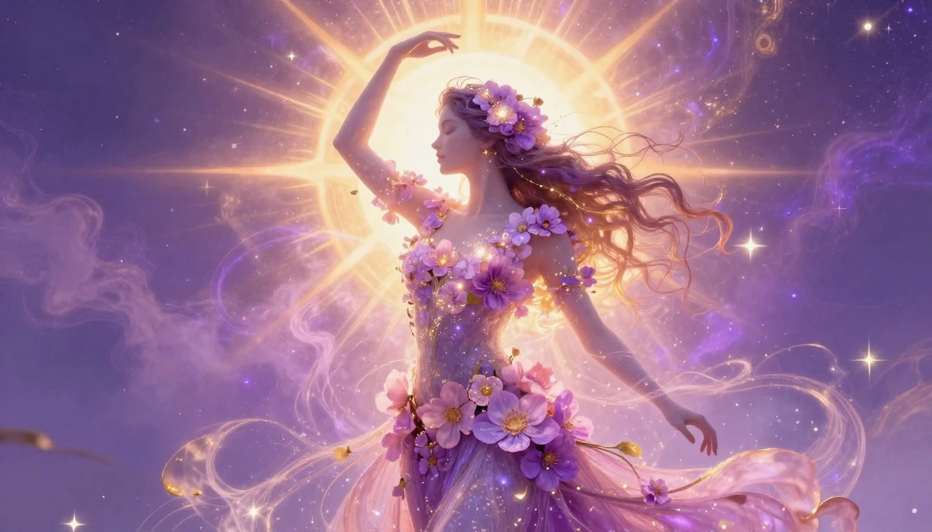 A beautiful, symbolic representation of feminine strength an...