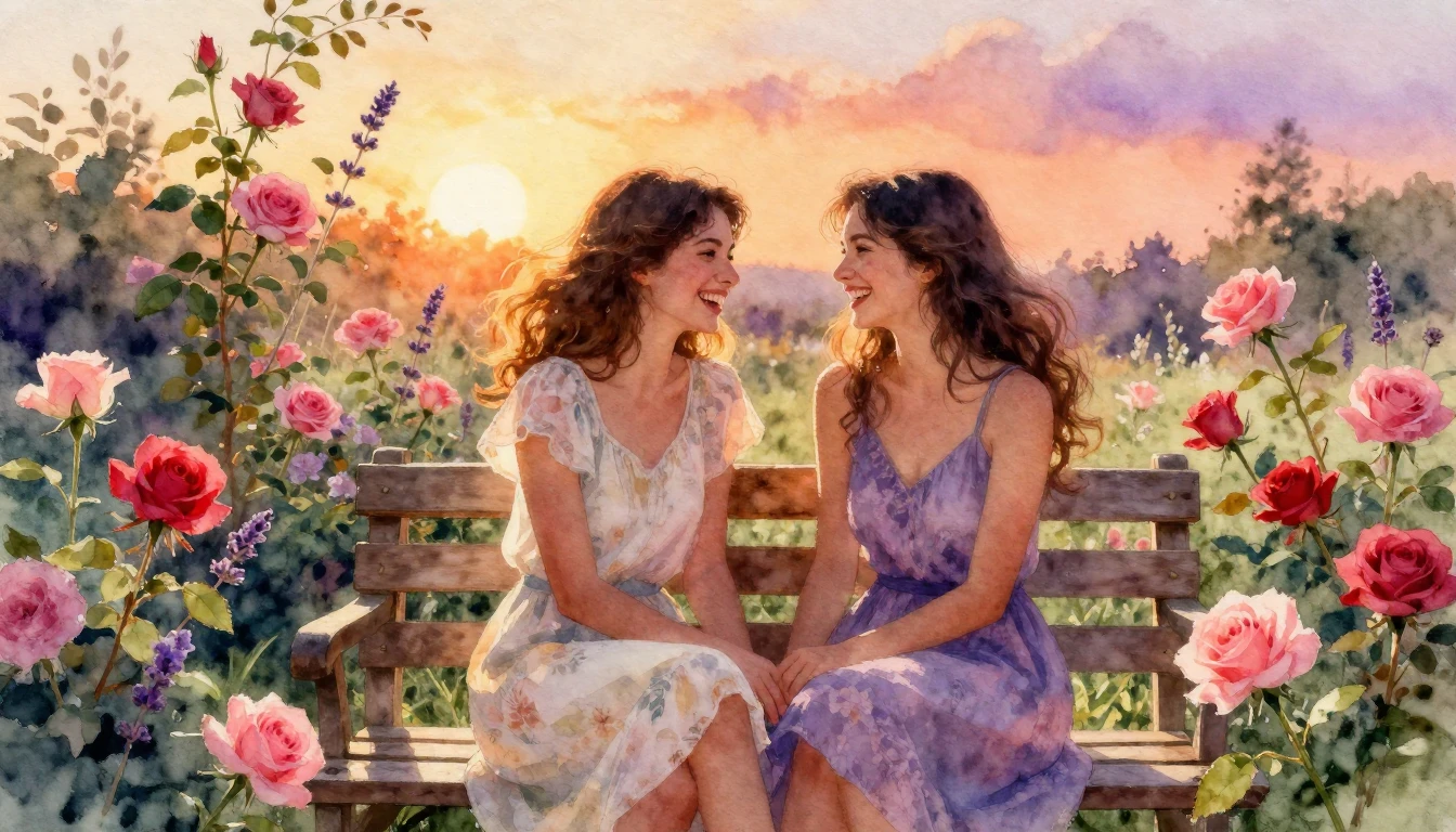 A beautiful watercolor painting capturing the essence of dee...