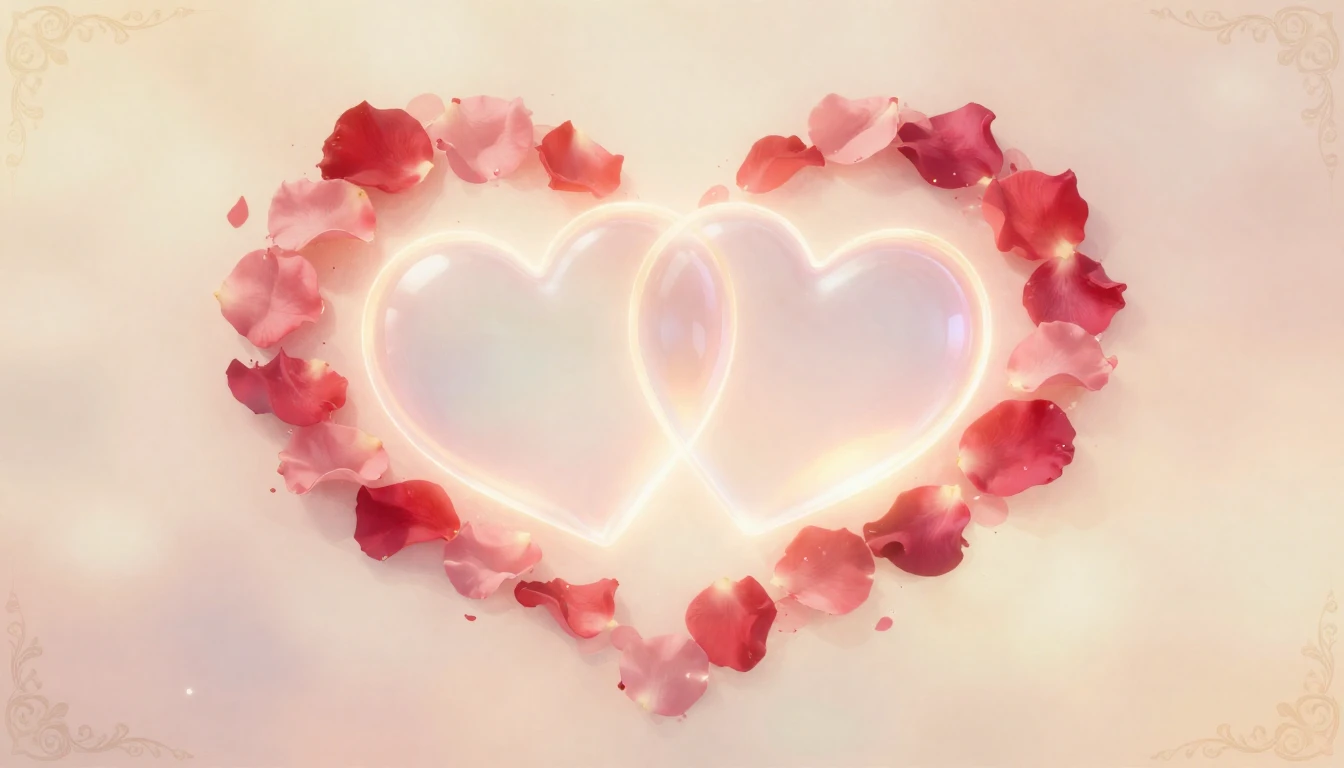 A romantic and dreamy composition symbolizing eternal love. ...