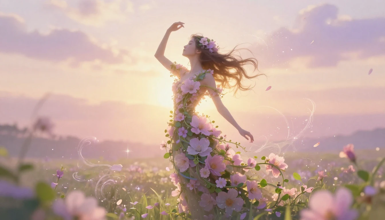 A beautiful, ethereal composition celebrating womanhood. A s...