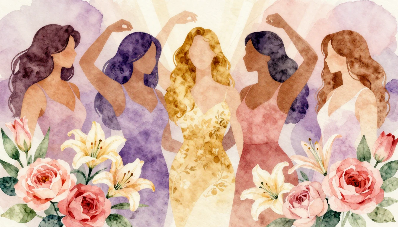 A beautiful, artistic watercolor illustration celebrating In...