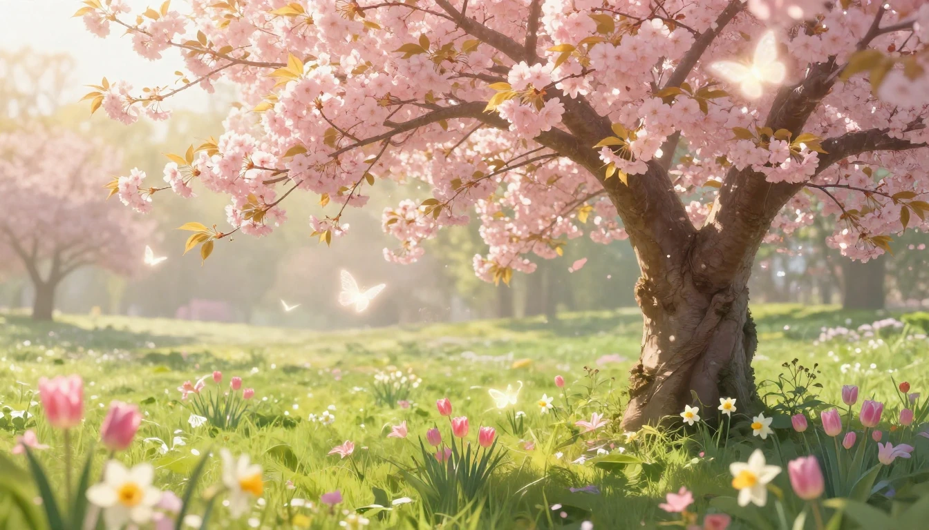 A beautiful, abstract representation of spring and feminine ...