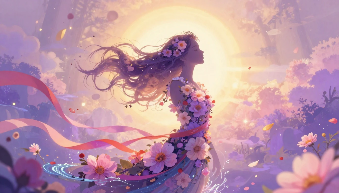 An artistic and ethereal illustration symbolizing Internatio...