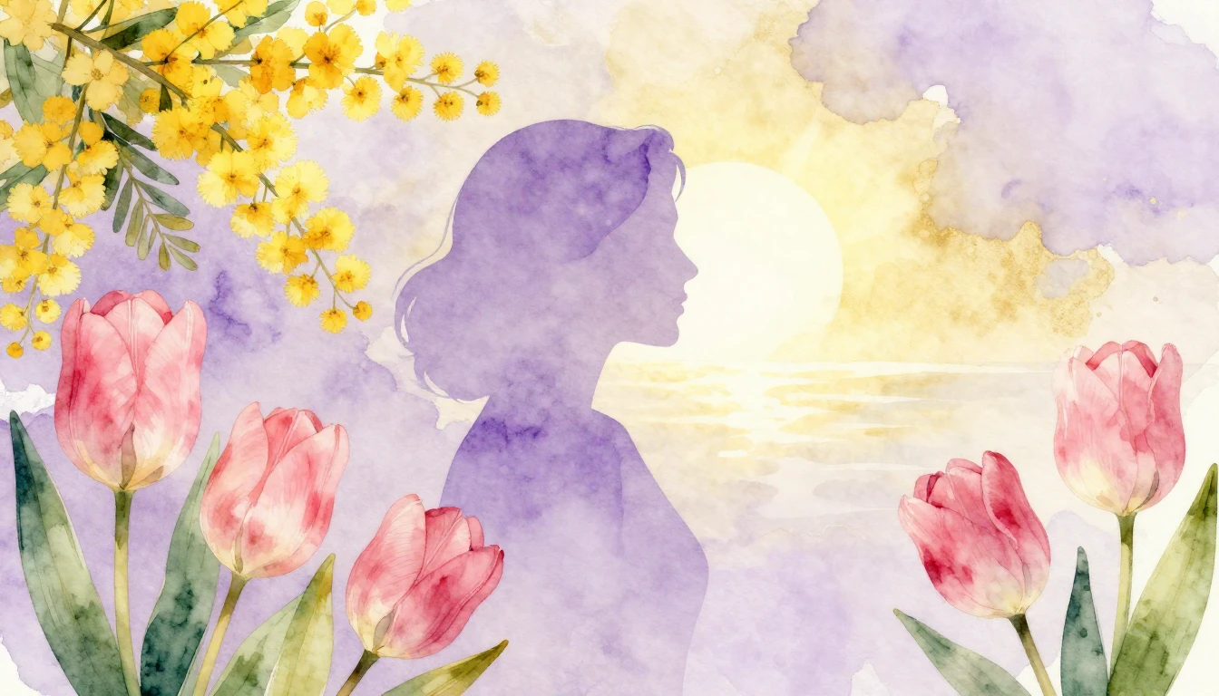 A beautiful watercolor illustration celebrating Internationa...