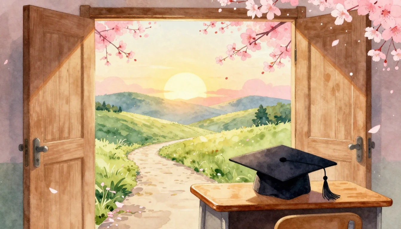 A beautiful and emotional watercolor illustration representi...