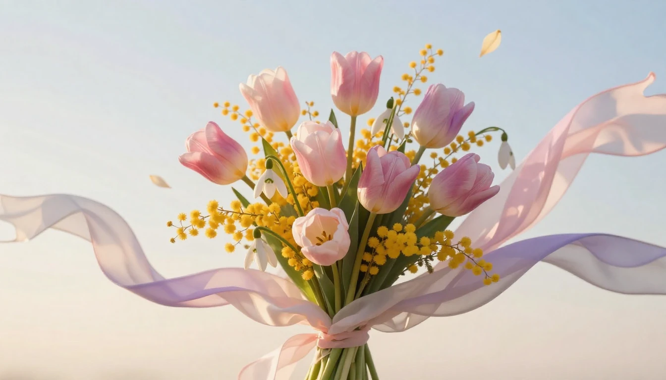 A dreamy and elegant artistic composition representing Inter...