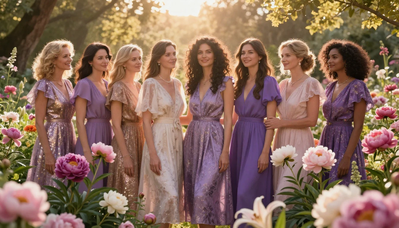 A breathtaking scene celebrating International Women's Day. ...