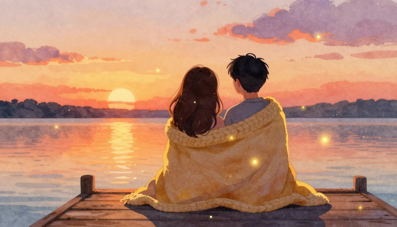 A heartwarming and soft watercolor illustration of two best ...