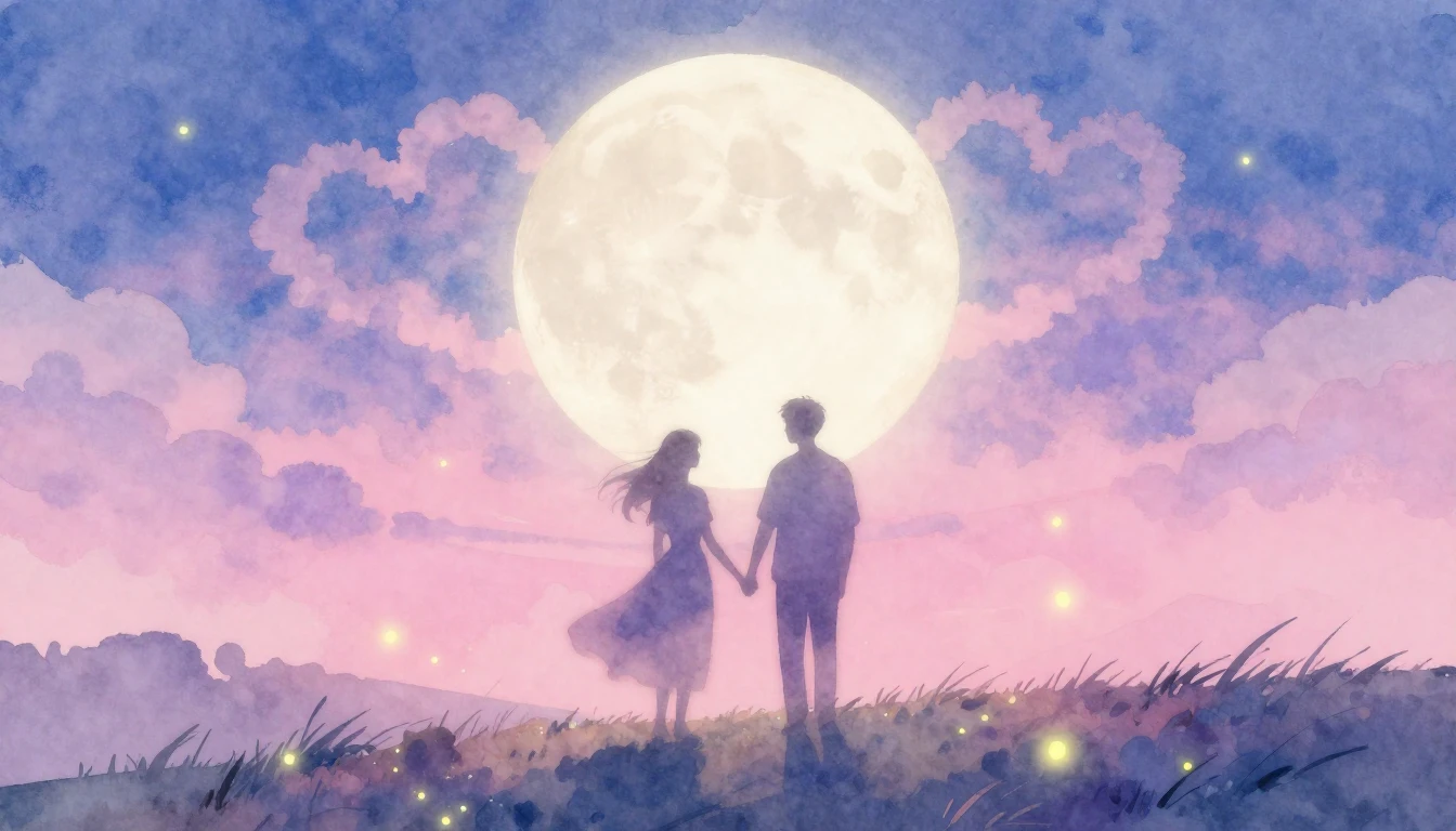 A dreamy and soft watercolor illustration depicting the conc...