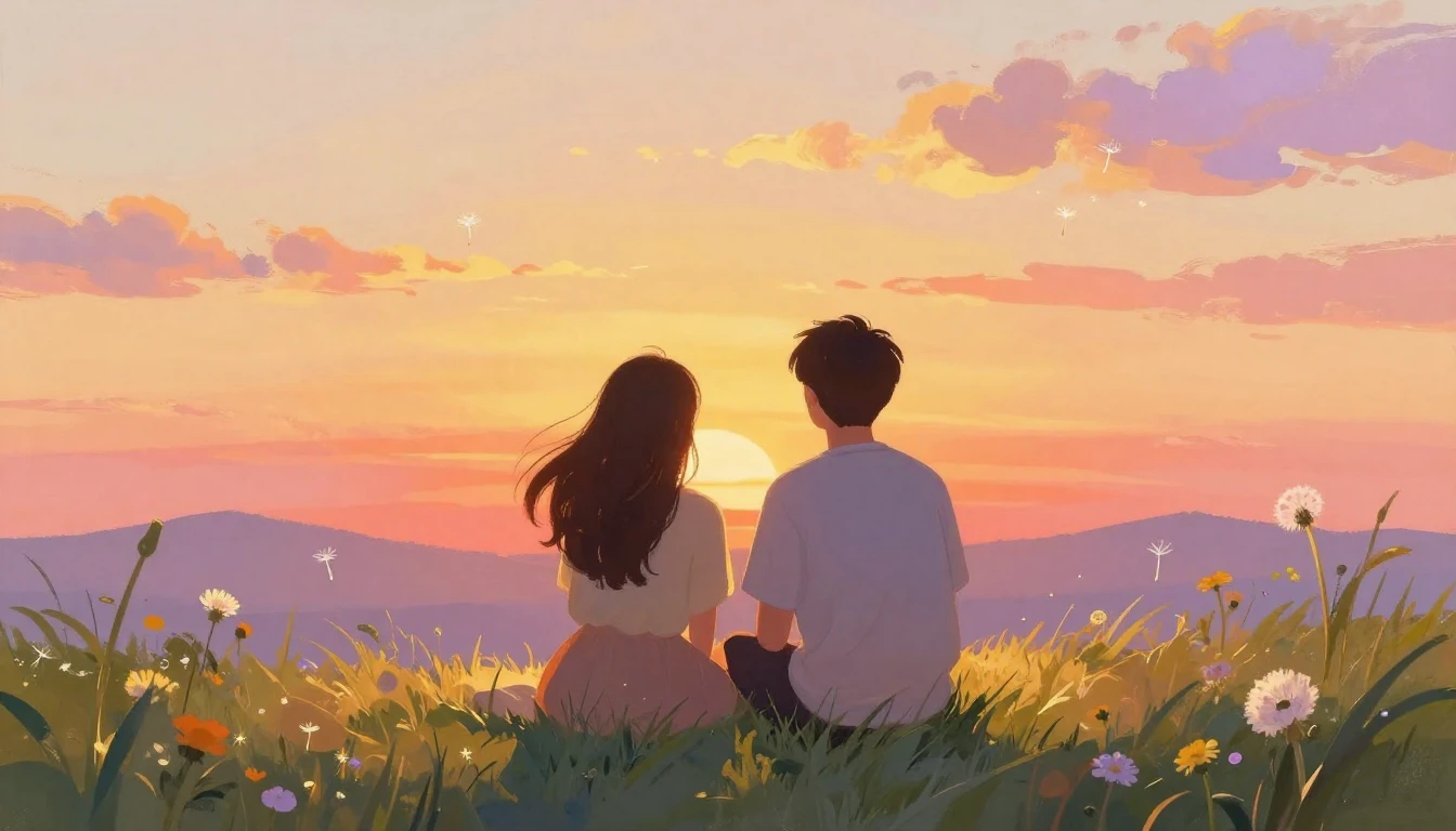 A heartwarming scene representing everlasting friendship. Tw...