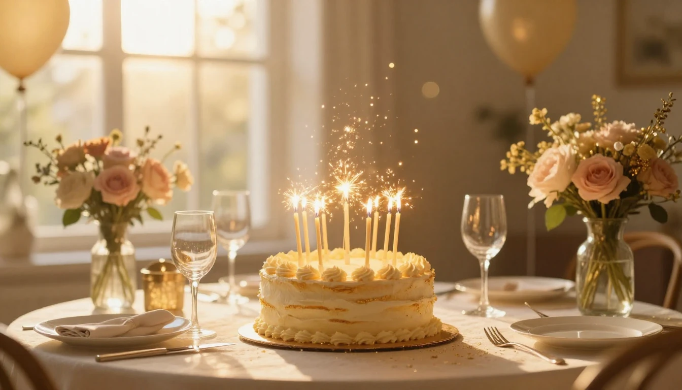 A warm and inviting scene featuring a beautifully decorated ...