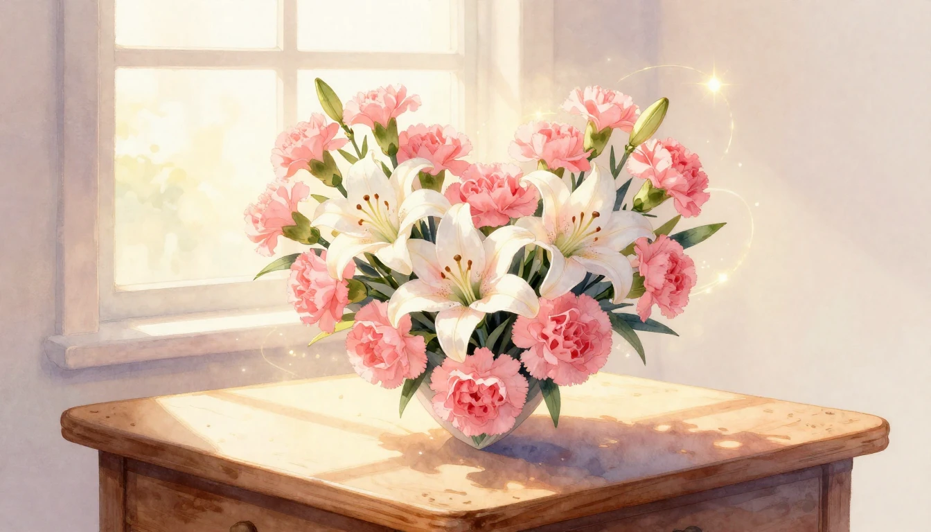 A heartwarming and artistic watercolor illustration represen...