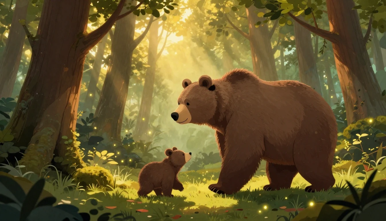 A heartwarming conceptual illustration representing a father...