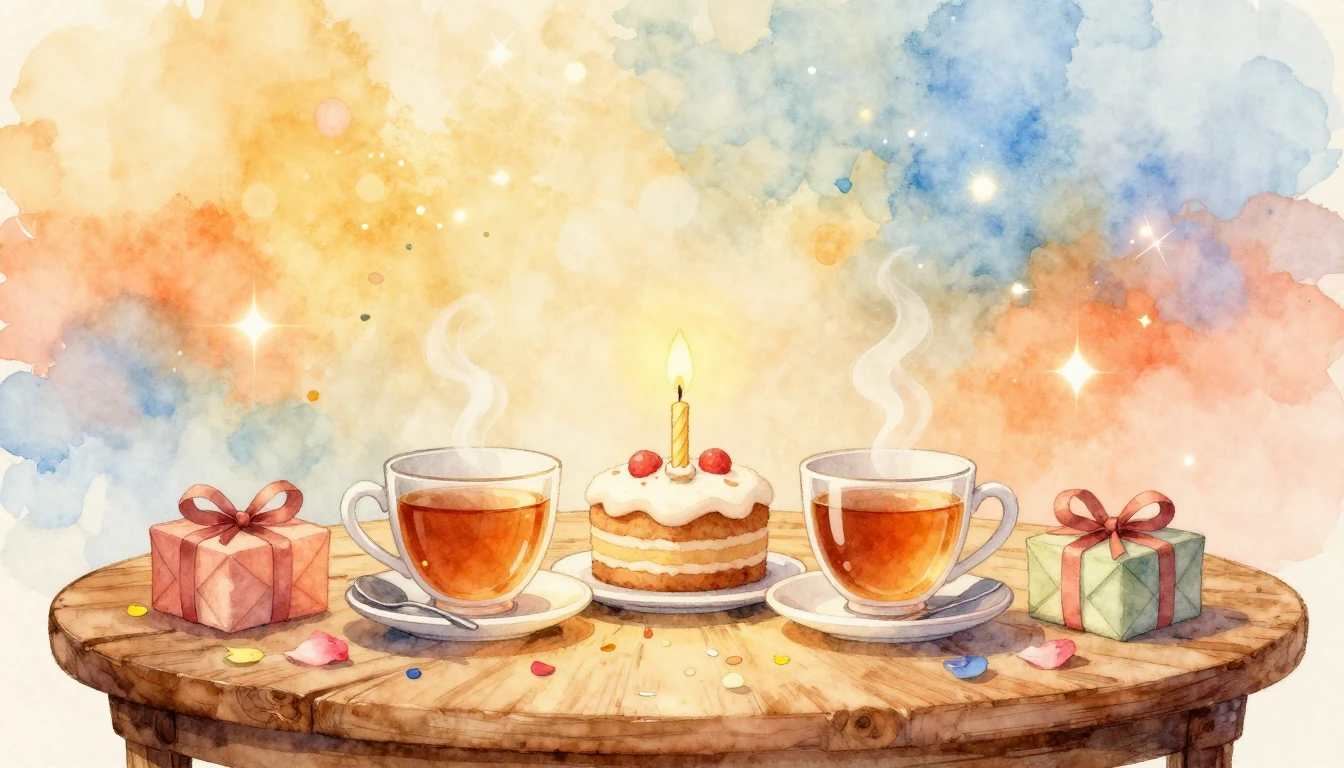 A cozy and heartwarming watercolor illustration symbolizing ...