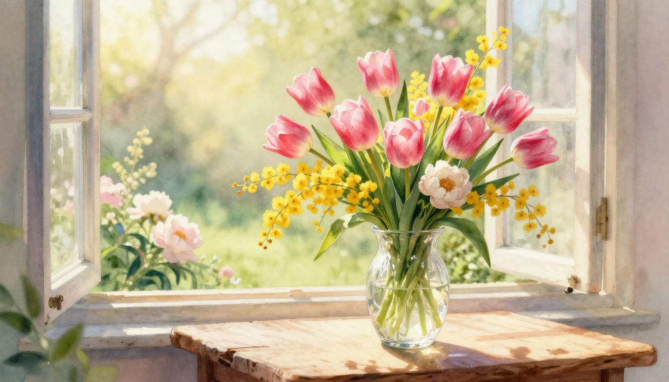 A beautiful watercolor painting celebrating the essence of s...