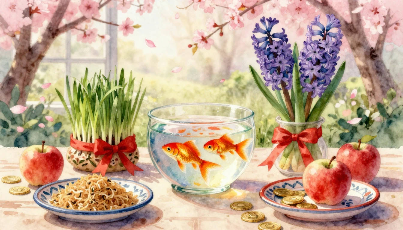 A beautiful and detailed watercolor painting of a traditiona...