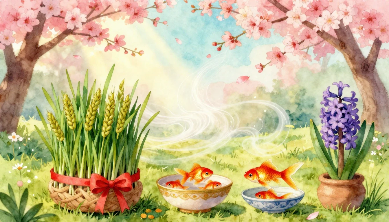 A whimsical and vibrant watercolor illustration celebrating ...